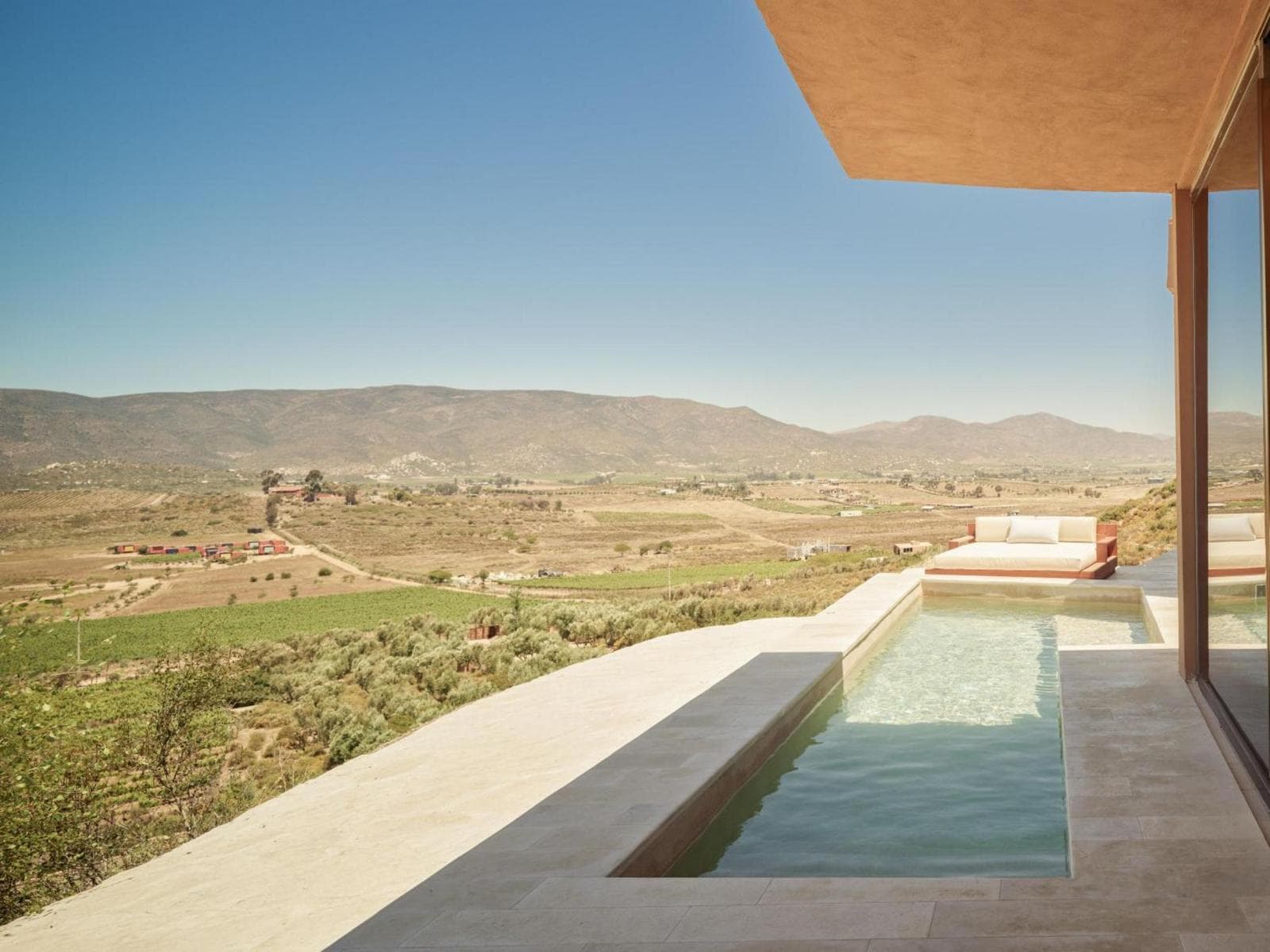 Valle de Guadalupe — vineyards and boutique winery architecture, Baja California