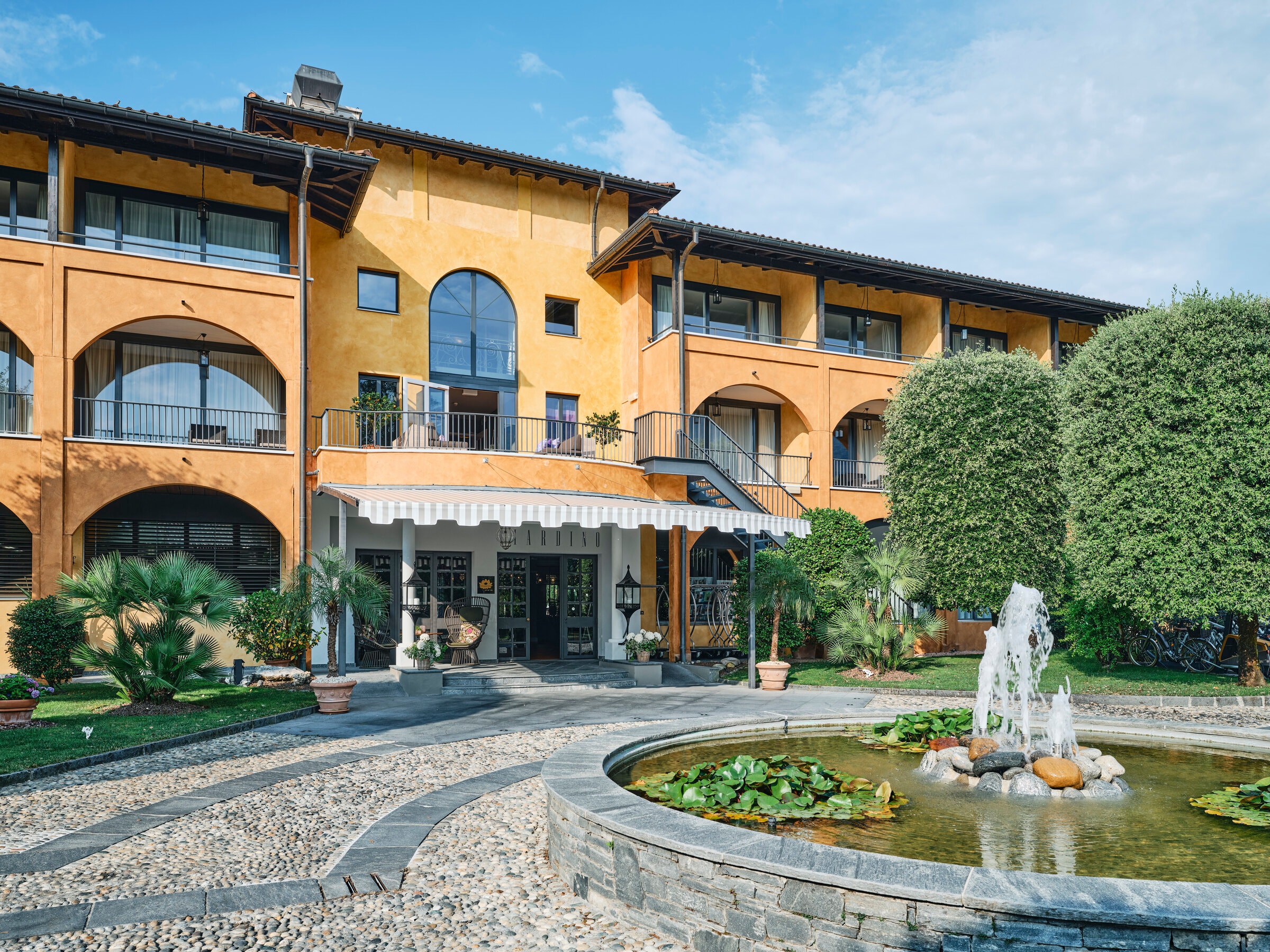 Giardino Ascona — Außenansicht des Hauses im Garten