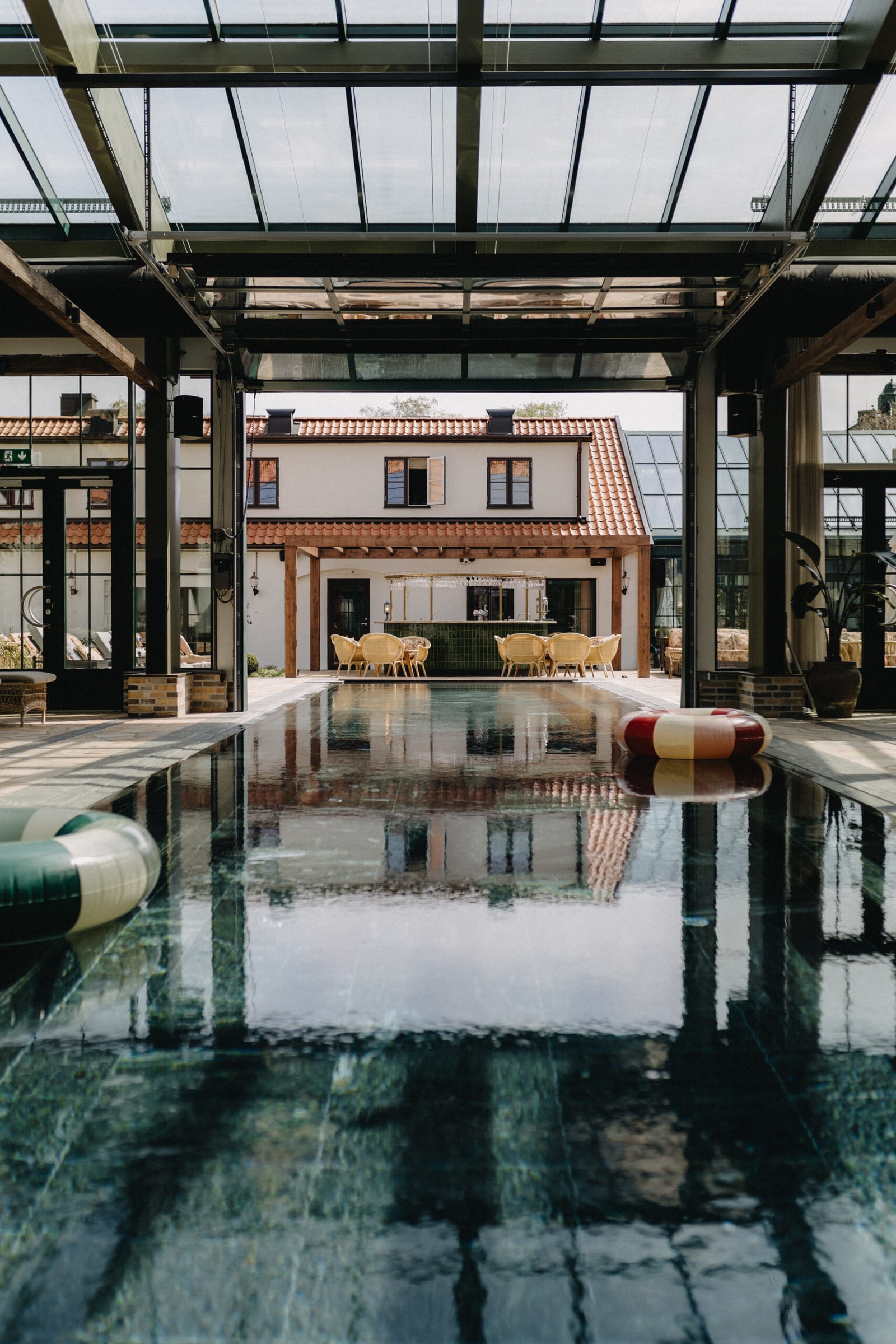 Maryhill Estate — Pool Club, beheizter Innenpool unter Glasdach