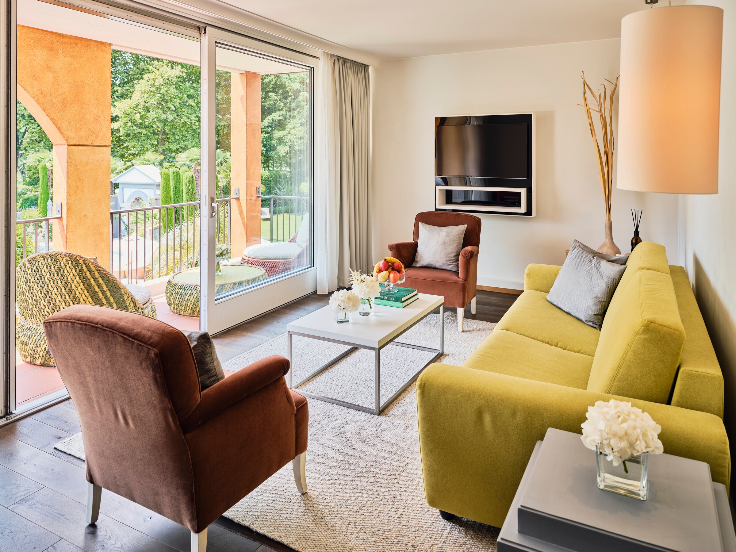 Giardino Ascona — Suite mit mediterraner Einrichtung